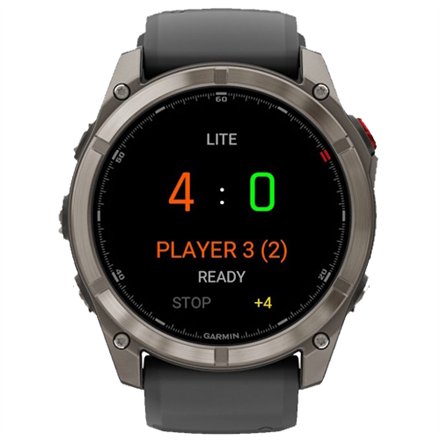 Mini Basketball Lite on a Garmin watch: the title reads LITE and the scorer is PLAYER 3